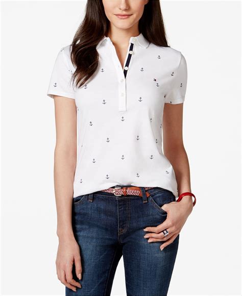 tommy hilfiger polo tops women